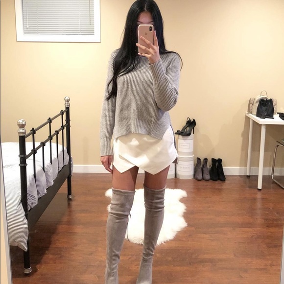 Aritzia White Origami Skort - Picture 3 of 3